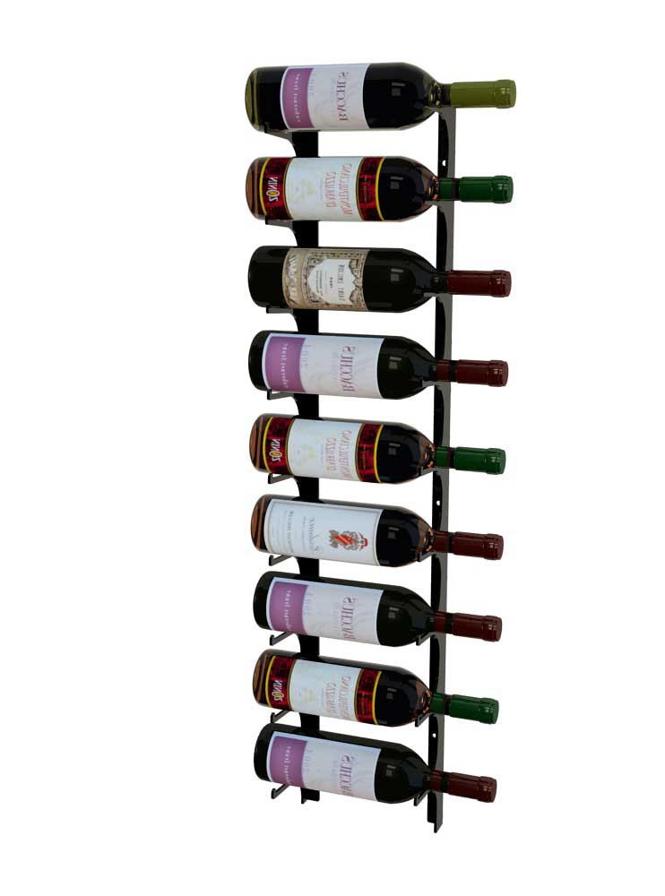 Picture of Revuevino RVU-SB-3FT1DP 3 ft. Wall Mount Revue Wine Racks with Single Deep, Satin Black