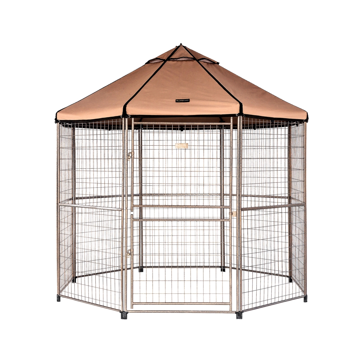 Picture of Pet Gazebo 23408ET 8 ft. Pet Gazebo with Earth Taupe Canopy