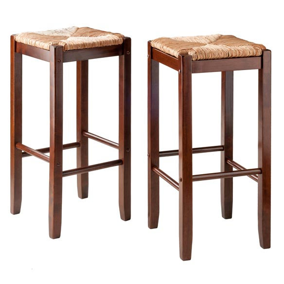 Kaden 2 Piece Set Bar Stools Rush Seat