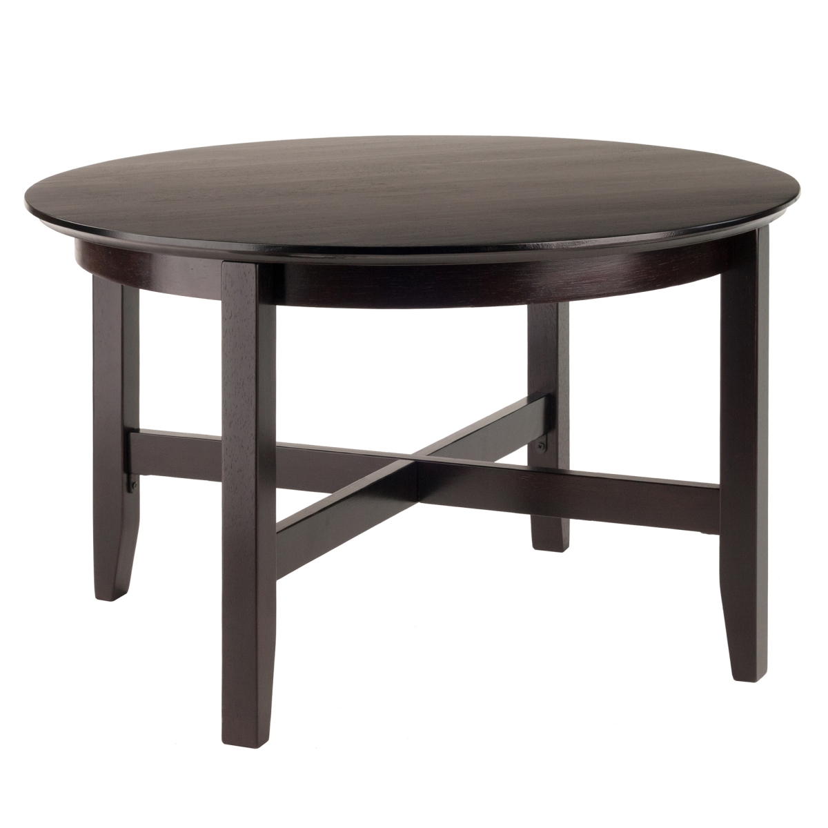 Toby Coffee Table, Espresso - 18.1 in. x 30 in. dia -  Juki Furniture, JU3264967