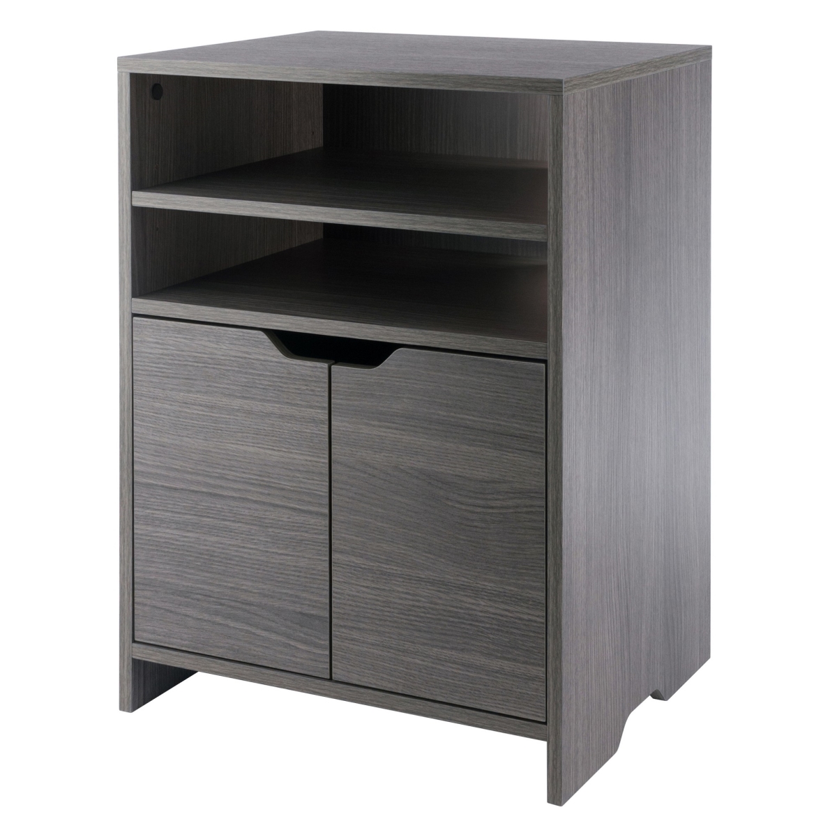19.2 in. Nova Storage Cabinet with 4 Shelf  Charcoal