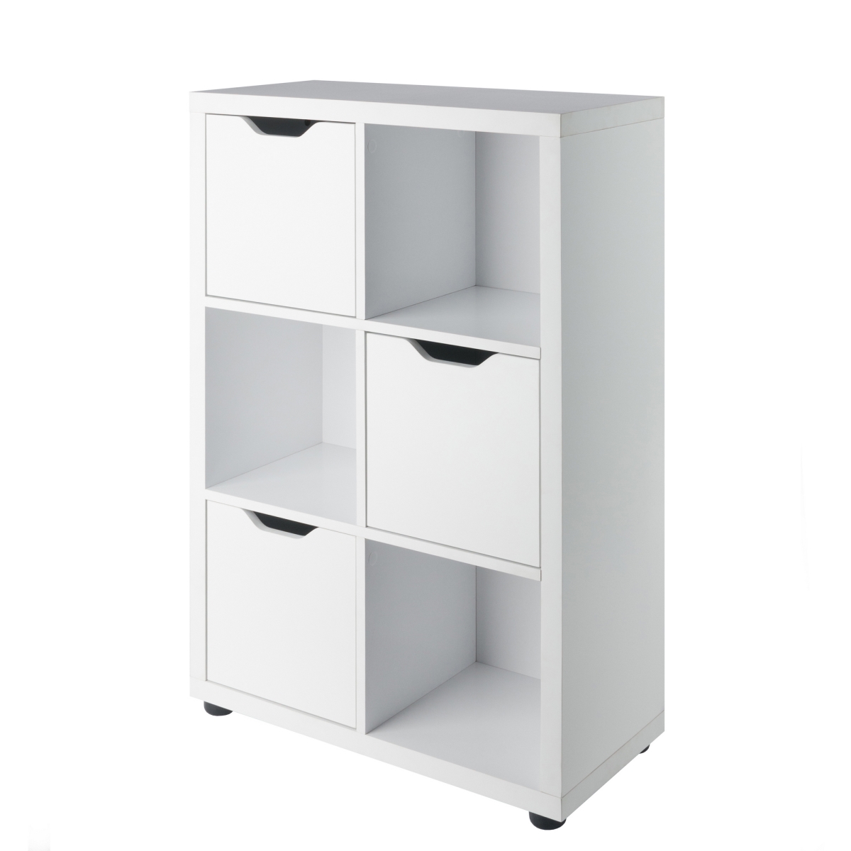 10336 Julian 3x2 Storage Cabinet with 6 Compartments, White