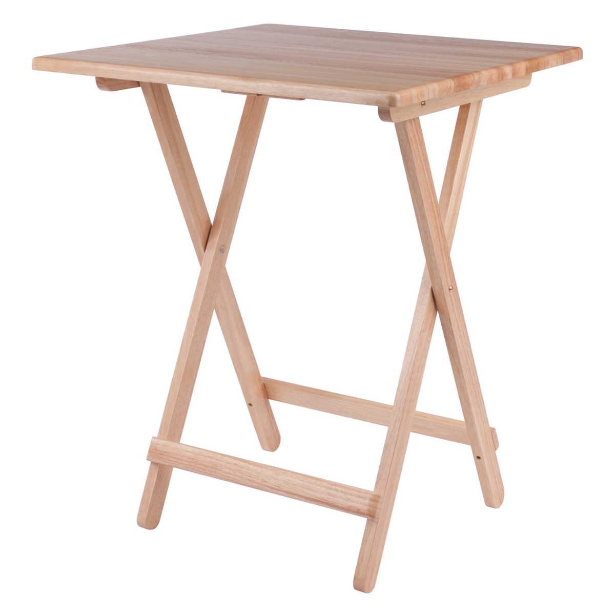 42124 Delaney Solid Wood Folding Table in Natural Finish