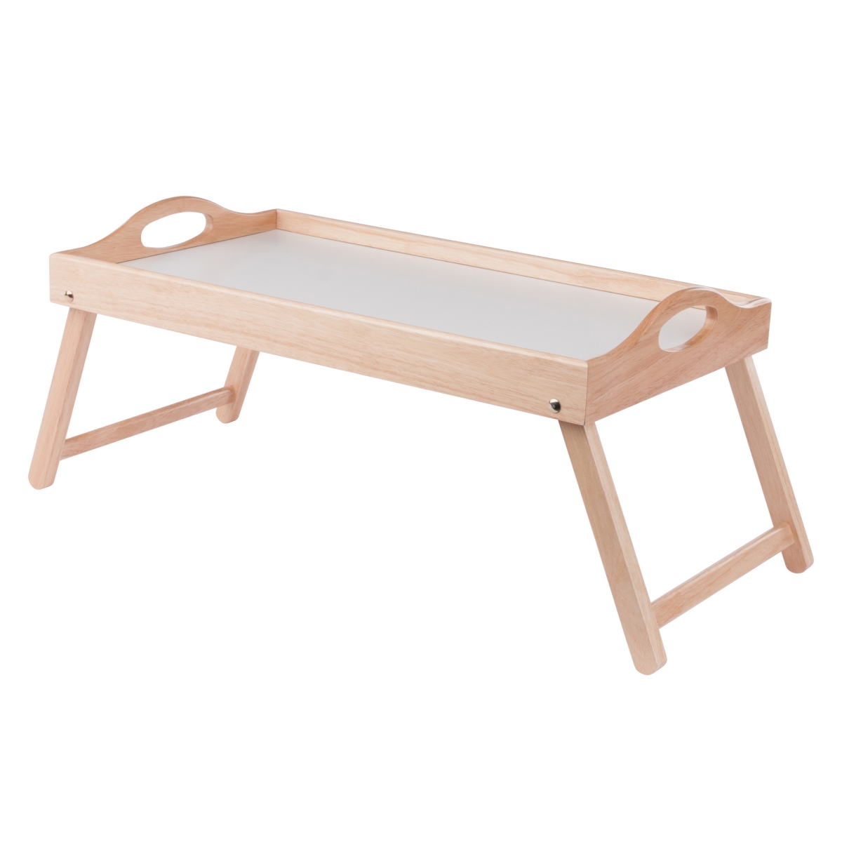 82721 Alani Breakfast Tray Natural and White Finish