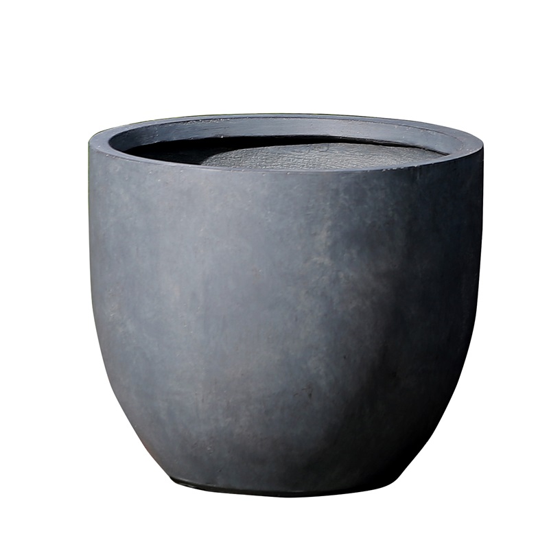 Picture of Luxen Home Round Stone Finish Planter (Large)