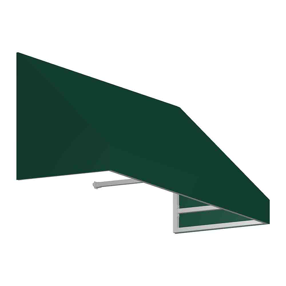 4.38 ft. New Yorker Window & Entry Awning, Forest Green - 24 x 36 in.