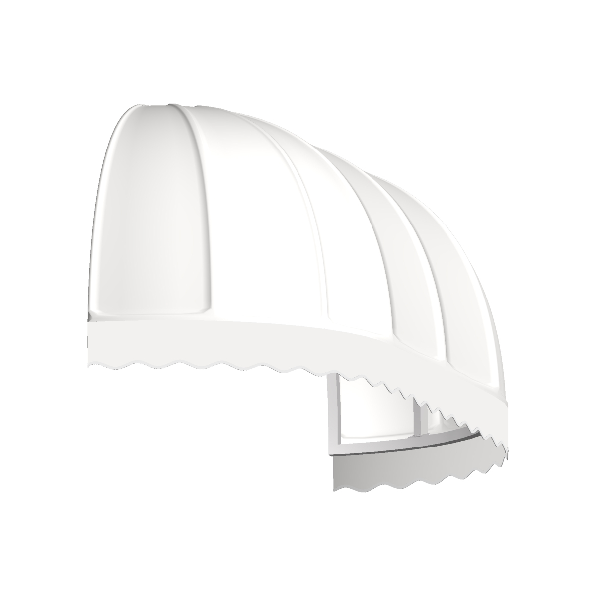 5.38 ft. Chicago Window & Entry Awning, Off White - 31 x 24 in.
