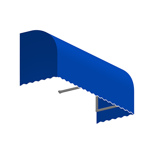 5.38 ft. Savannah Window & Entry Awning, Bright Blue - 31 x 24 in.