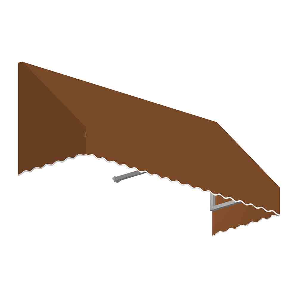 6.38 ft. San Francisco Window & Entry Awning, Terra Cotta - 24 x 36 in.