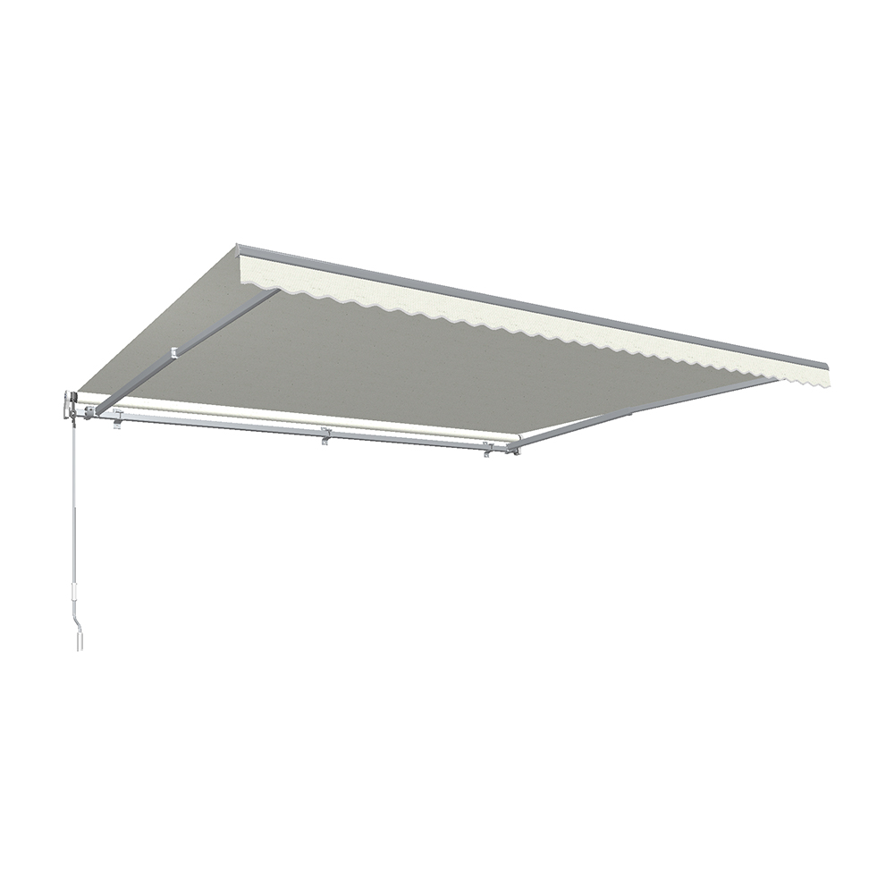 24 ft. Maui Manual Retractable Awning, Oatmeal Spec - 120 in.