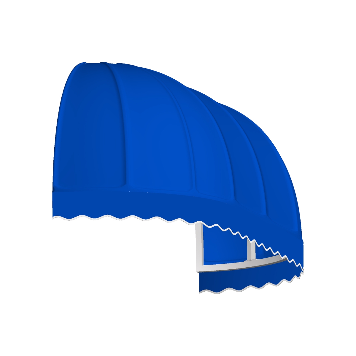6.38 ft. Chicago Window & Entry Awning, Bright Blue - 31 x 24 in.
