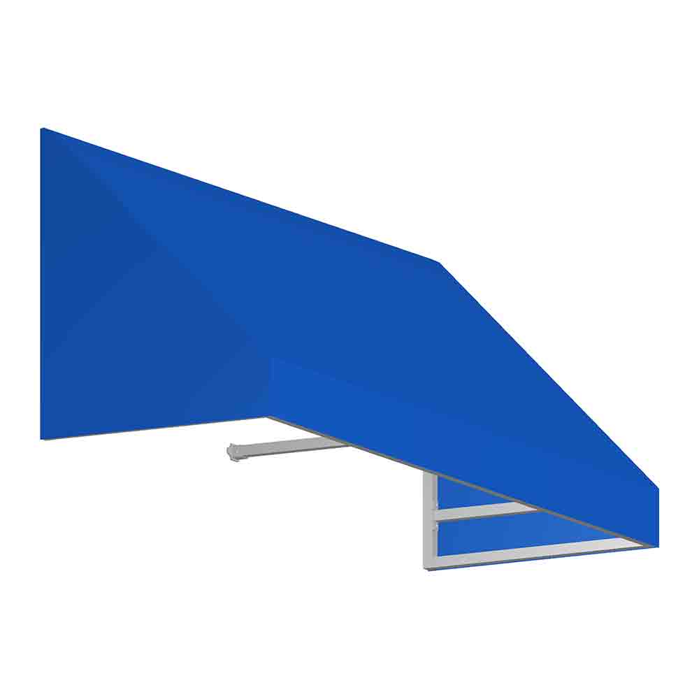 3.38 ft. New Yorker Window & Entry Awning, Bright Blue - 44 x 36 in.