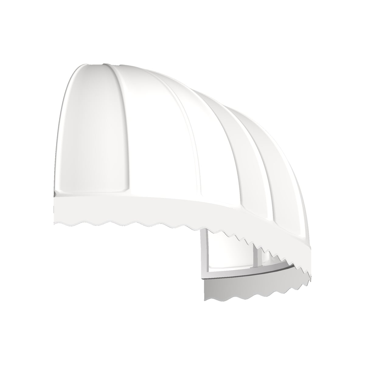 8.38 ft. Chicago Window & Entry Awning, Off White - 31 x 24 in.