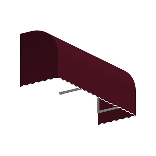 8.38 ft. Savannah Window & Entry Awning, Burgundy - 31 x 24 in.