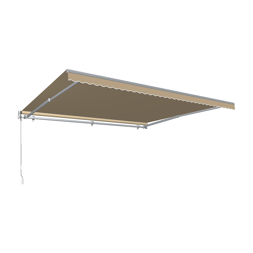 8 ft. Maui Left Motor with Remote Retractable Awning, Tan - 78 in.