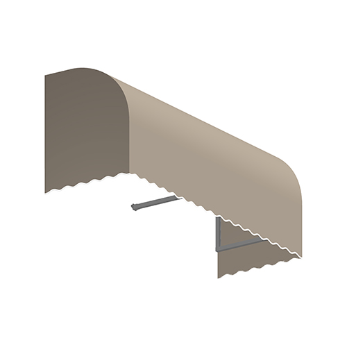 6.38 ft. Savannah Window & Entry Awning, Linen - 31 x 24 in.