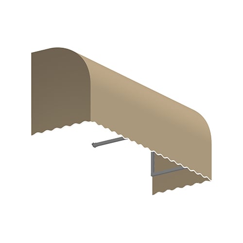 6.38 ft. Savannah Window & Entry Awning, Tan - 31 x 24 in.