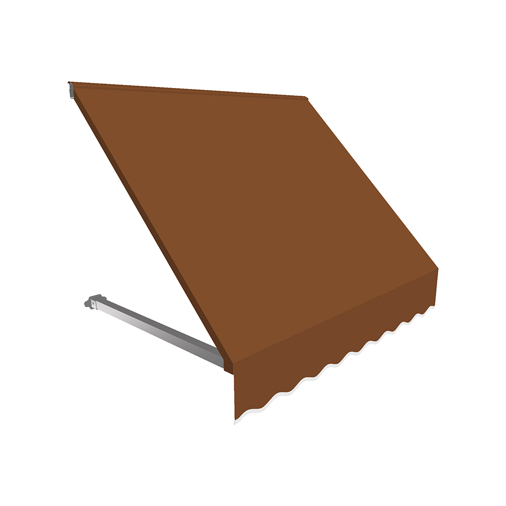 4.38 ft. Dallas Retro Window & Entry Awning, Terra Cotta - 16 x 30 in.