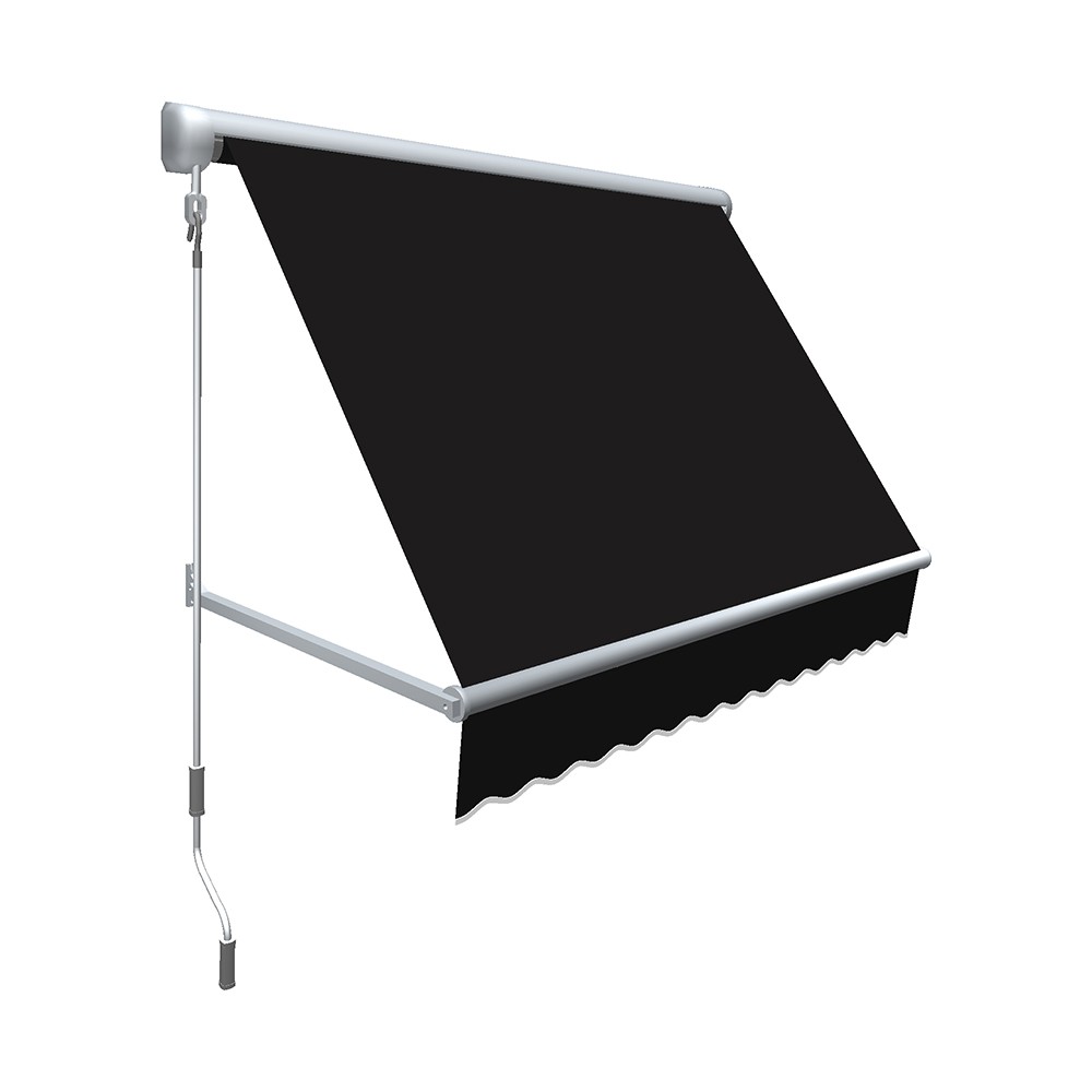 Mesa Window Retractable Awning - Black - 24 x 24 in.