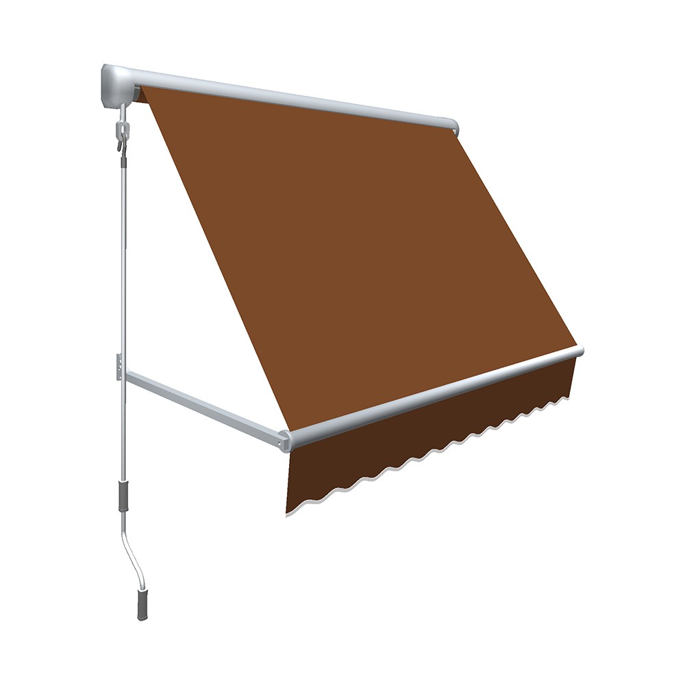 5 ft. Mesa Window Retractable Awning, Terra Cotta - 24 x 24 in.