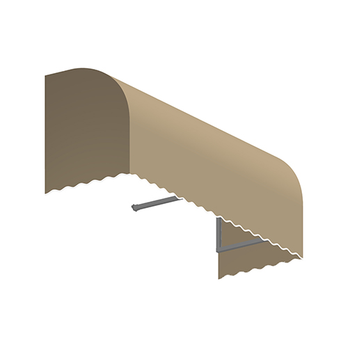 5.38 ft. Savannah Window & Entry Awning, Tan - 31 x 24 in.