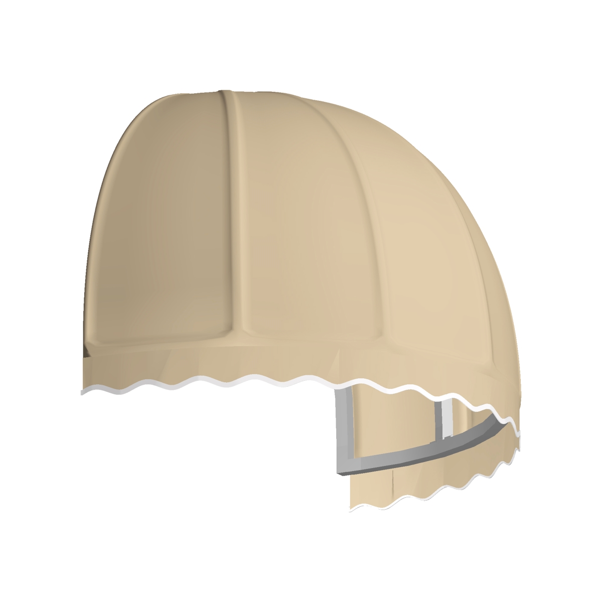 5.38 ft. Bostonian Window & Entry Awning, Tan - 39.25 x 32.25 in.