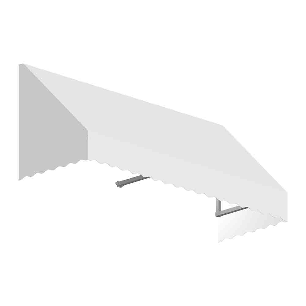 7.38 ft. San Francisco Window & Entry Awning, Off White - 31 x 24 in.