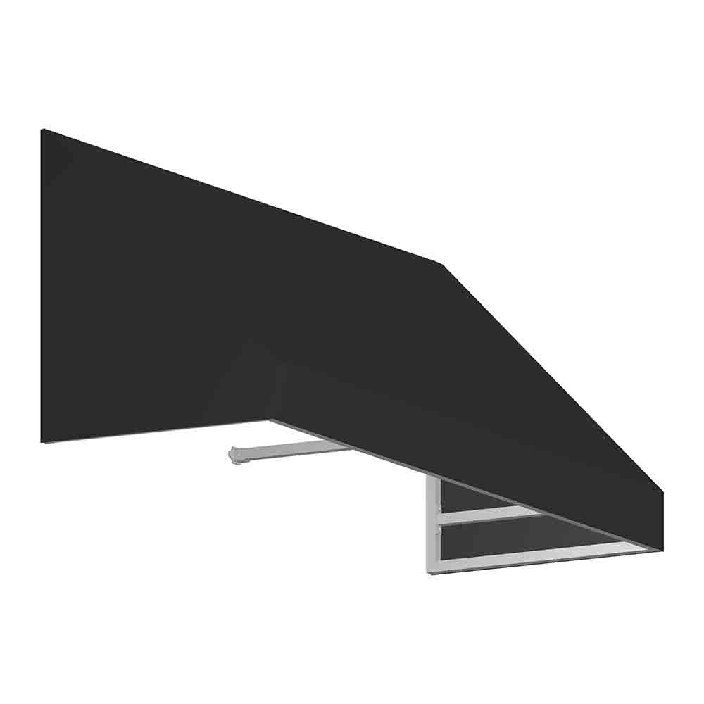 3.38 ft. New Yorker Window & Entry Awning, Black - 24 x 36 in.