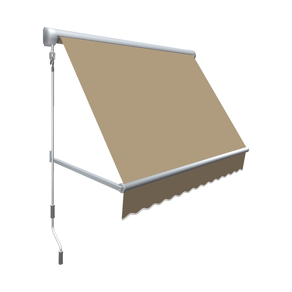 3 ft. Mesa Window Retractable Awning, Tan- 24 x 24 in.