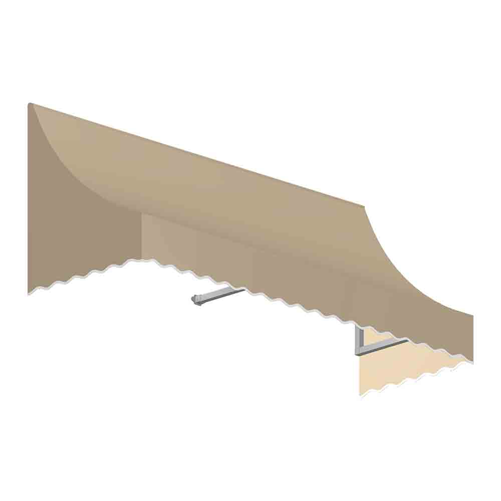 3.38 ft. Nantucket Window & Entry Awning, Tan - 44 x 36 in.