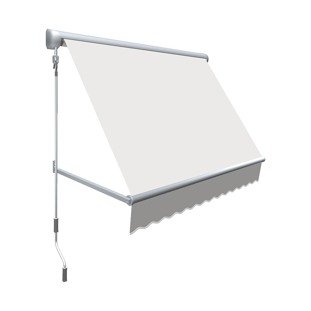 4 ft. Mesa Window Retractable Awning, Off White - 24 x 24 in.