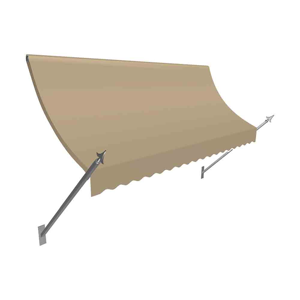 NO21-US-4T 4.38 ft. New Orleans Awning, Tan - 31 x 16 in -  Awntech