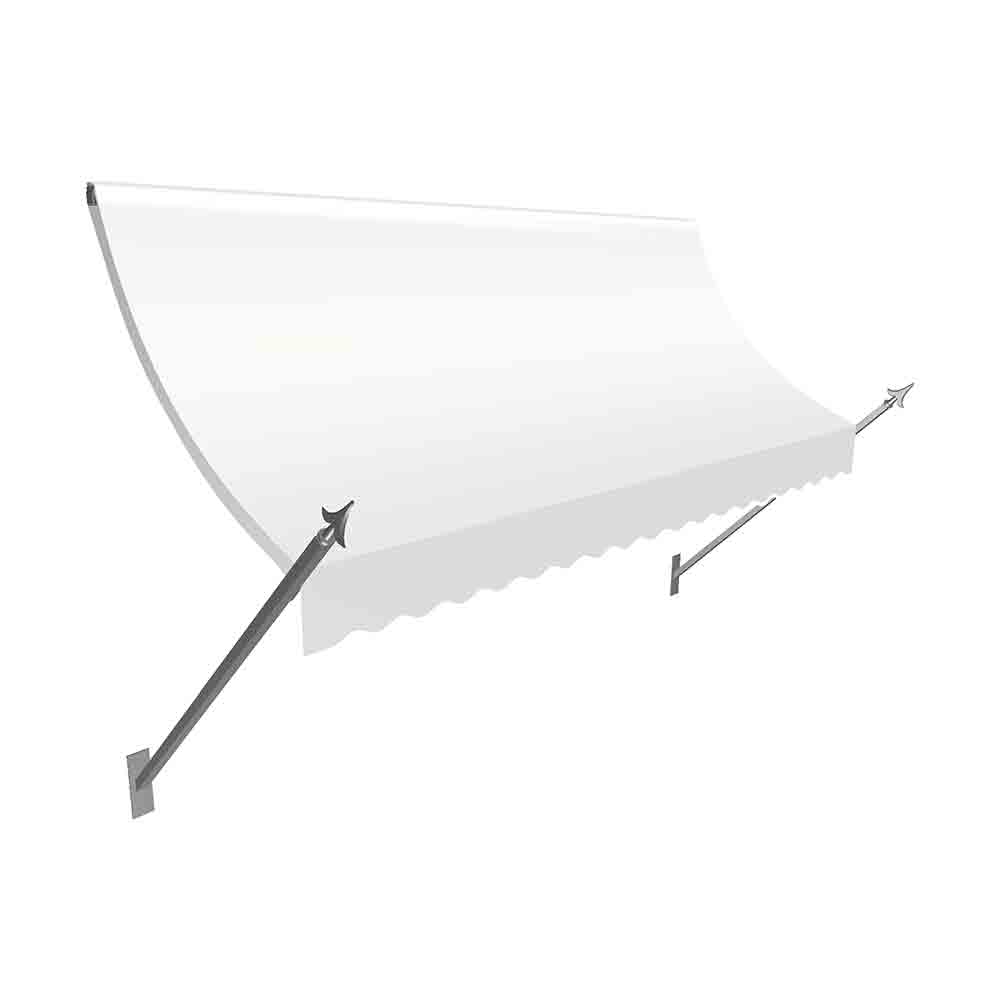 NO21-US-4W 4.38 ft. New Orleans Awning, Off White - 31 x 16 in -  Awntech