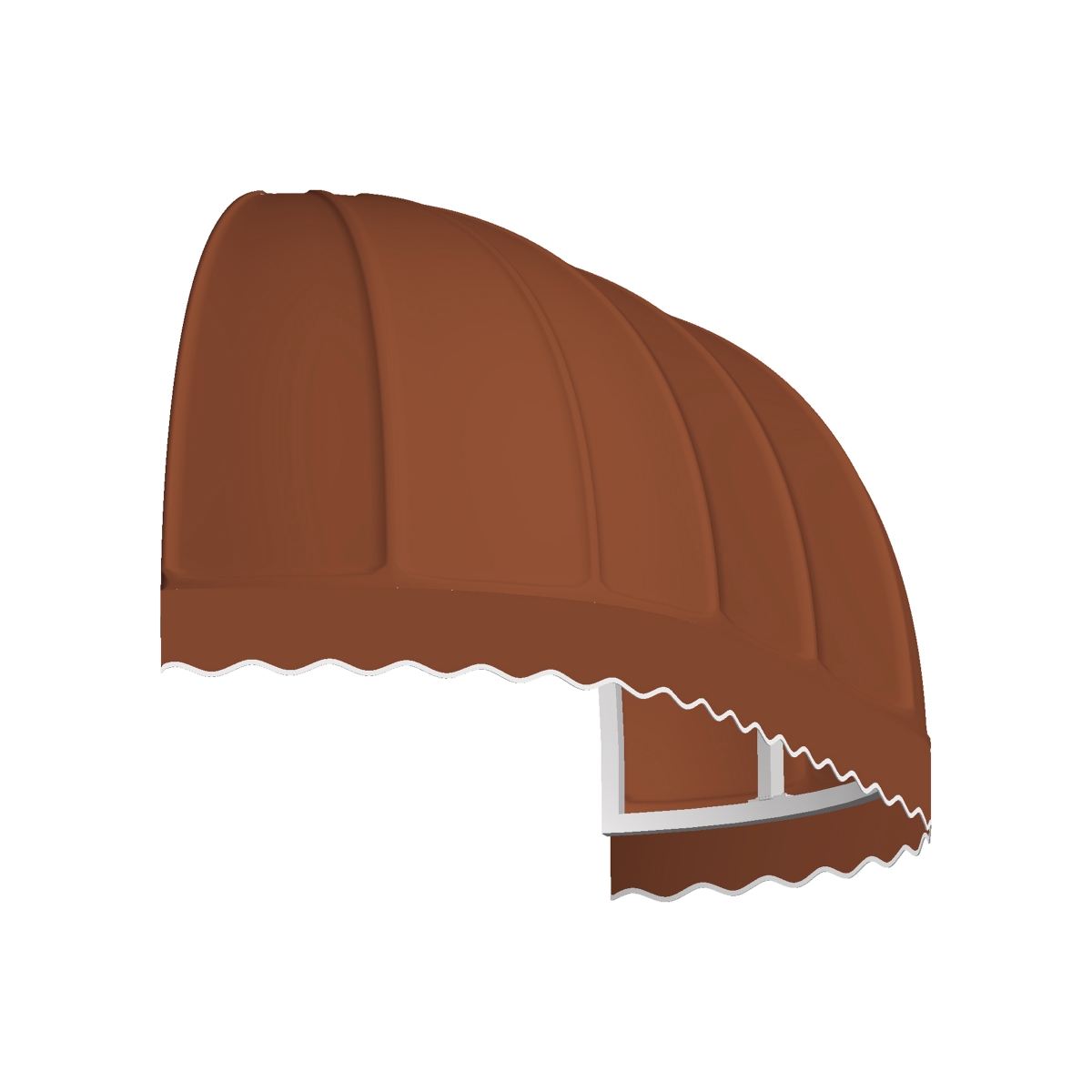4.38 ft. Chicago Window & Entry Awning, Terra Cotta - 31 x 24 in.