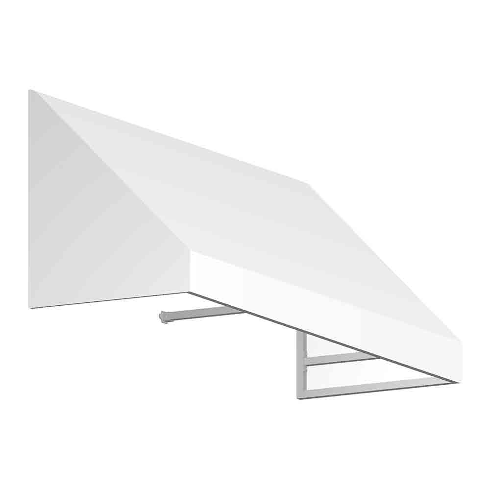 5.38 ft. New Yorker Window & Entry Awning, Off White - 44 x 36 in.