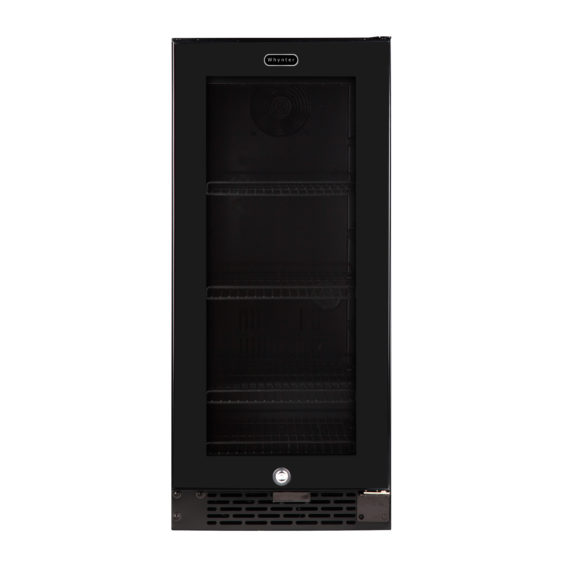 Picture of Whynter BBR-801BG 3.4 cu ft. Built-in Glass 80 Can Beverage Refrigerator - Black