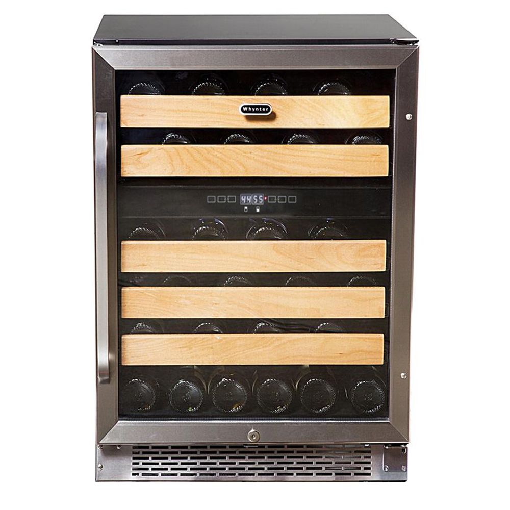 Picture of Whynter BWR-462DZ 46 Bottle Dual Temperature Zone Built-In Wine Refrigerator