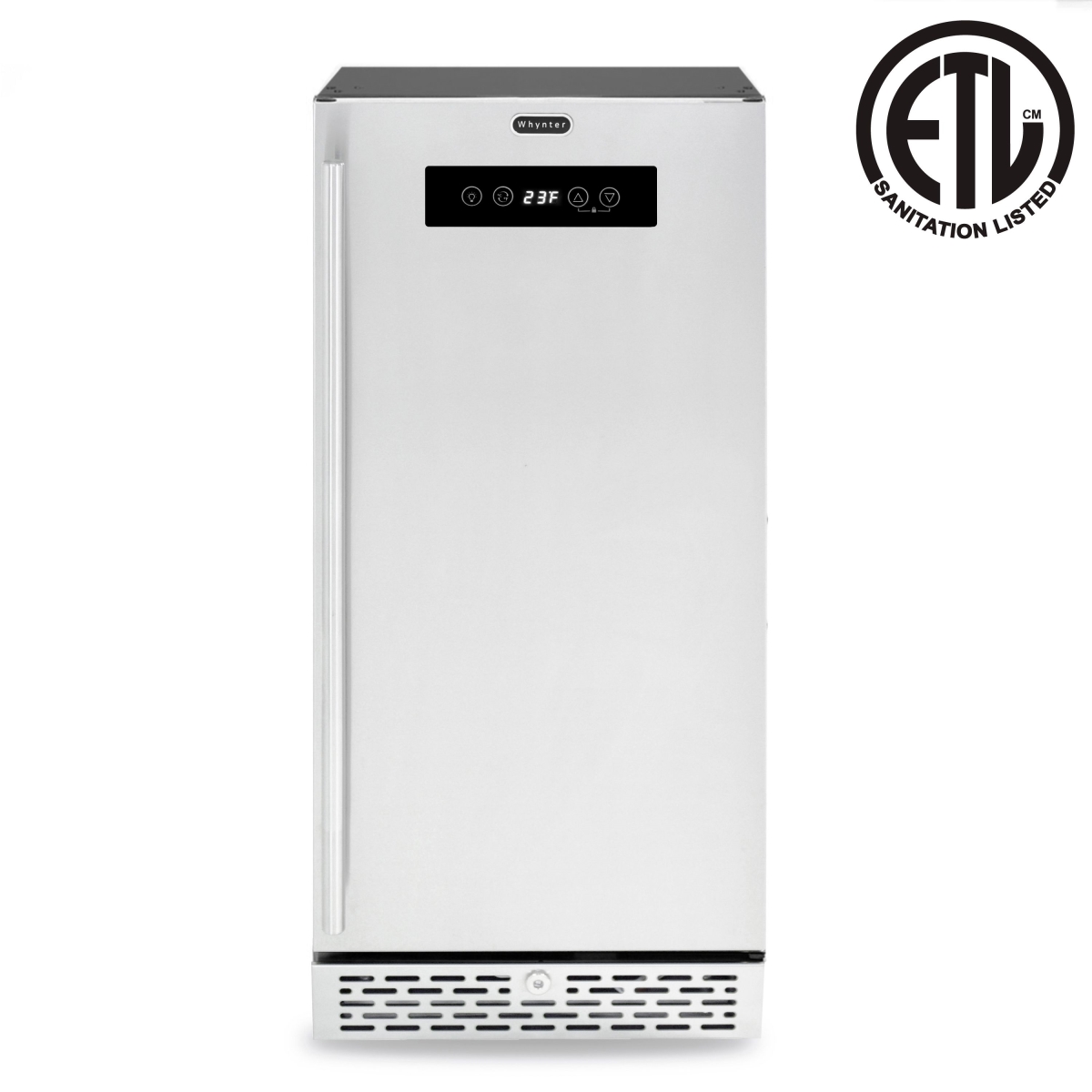 Picture of Whynter BEF-286SB 2.9 cu. ft. Stainless Steel Built-in & Freestanding Beer Keg Froster Beverage Refrigerator with Digital Controls