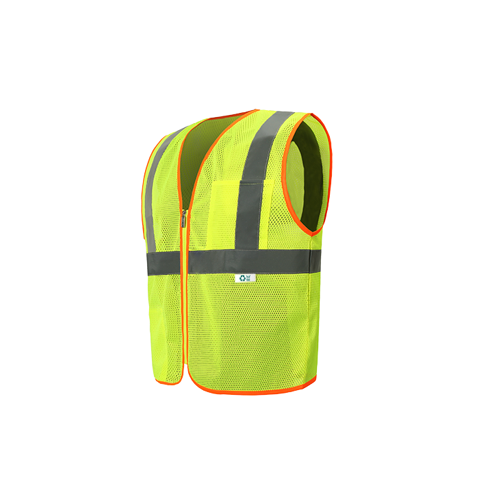 Recycled Economy Safety Vest, Lime - 4XL