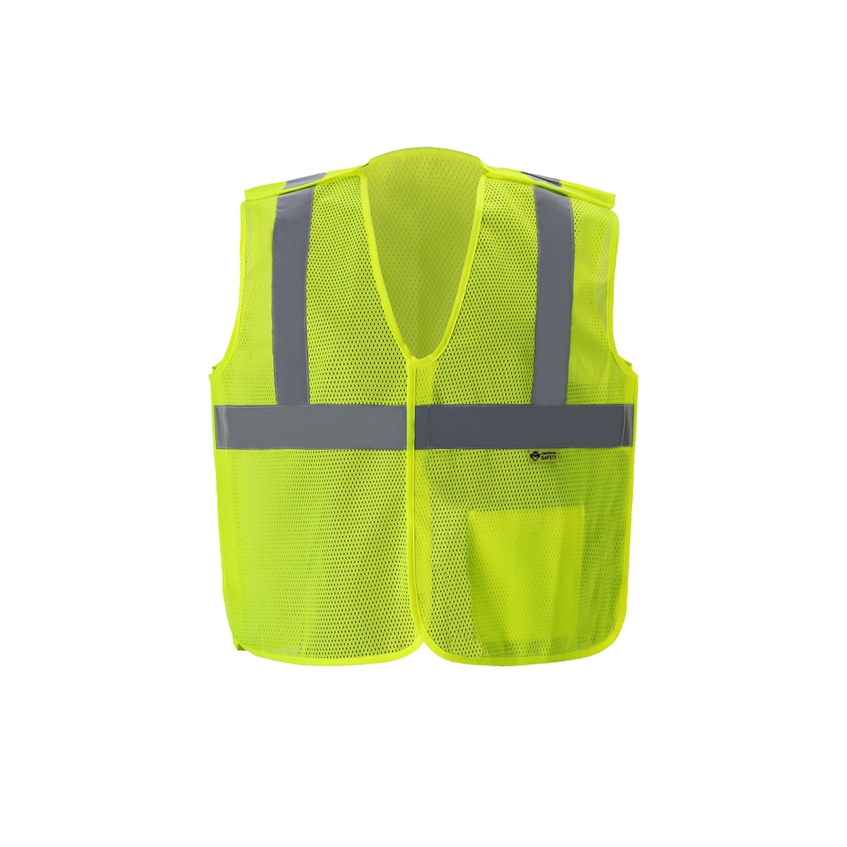 Class 2 Five Point Breakaway Vest, Lime - 3XL