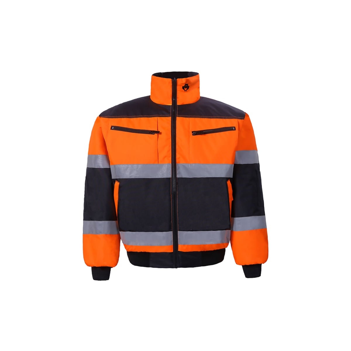 High-Viz Class 2 Reversible Jacket, Orange & Black - 4XL