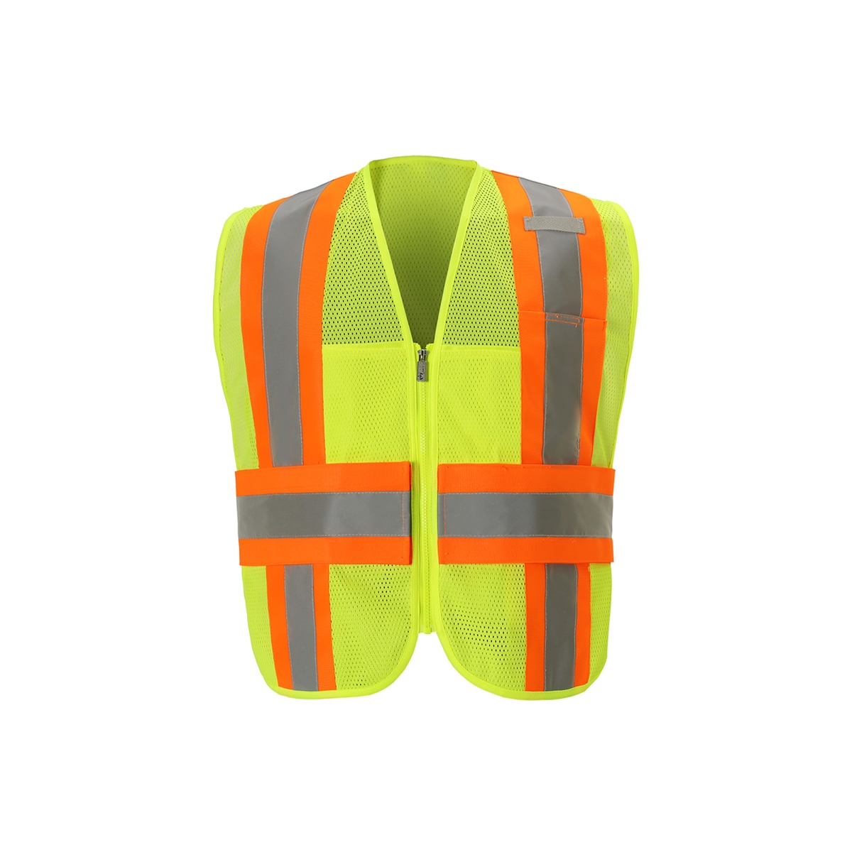 DS525C-2 4XL-5XL Class 2 Contrast DOT Style Vest, Lime - 4XL & 5XL