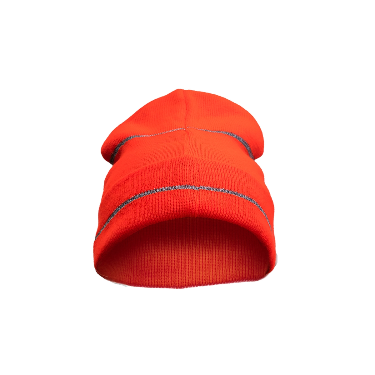 Picture of 2W International KCO-11 High-Viz Knitted Cap with Reflective Stripes&#44; Orange