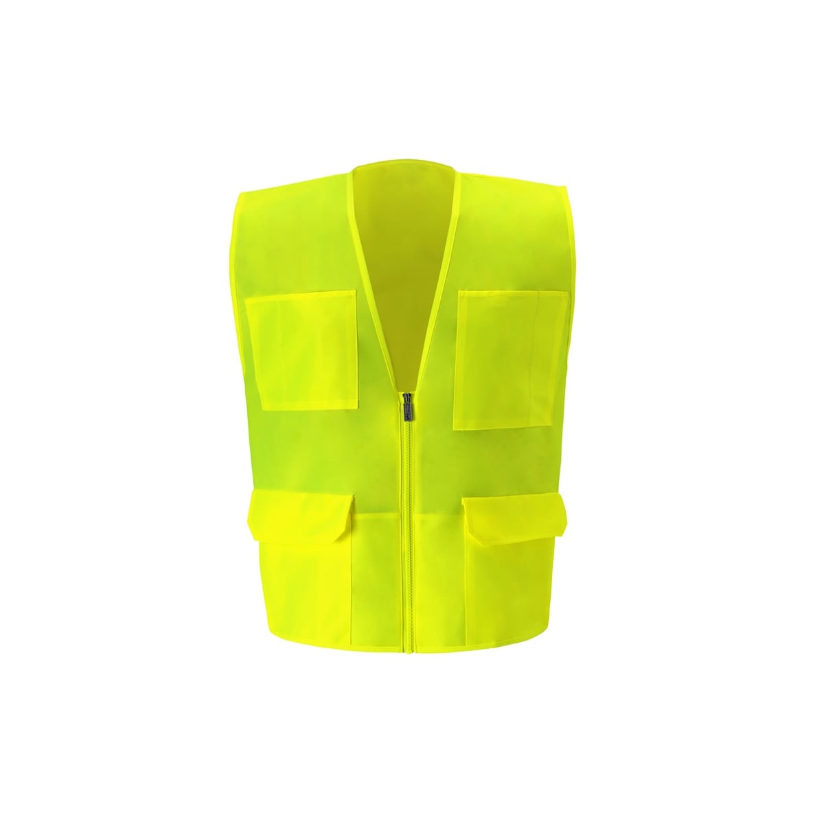 Multi-Pocket Safety Vest, Lime - 4XL