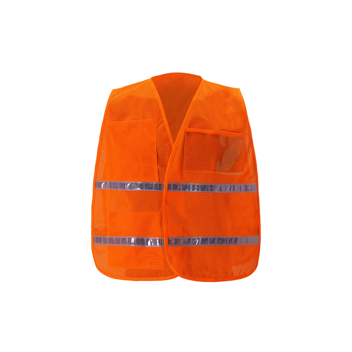 Mesh Contrast Incident Command Vest, Orange - Regular