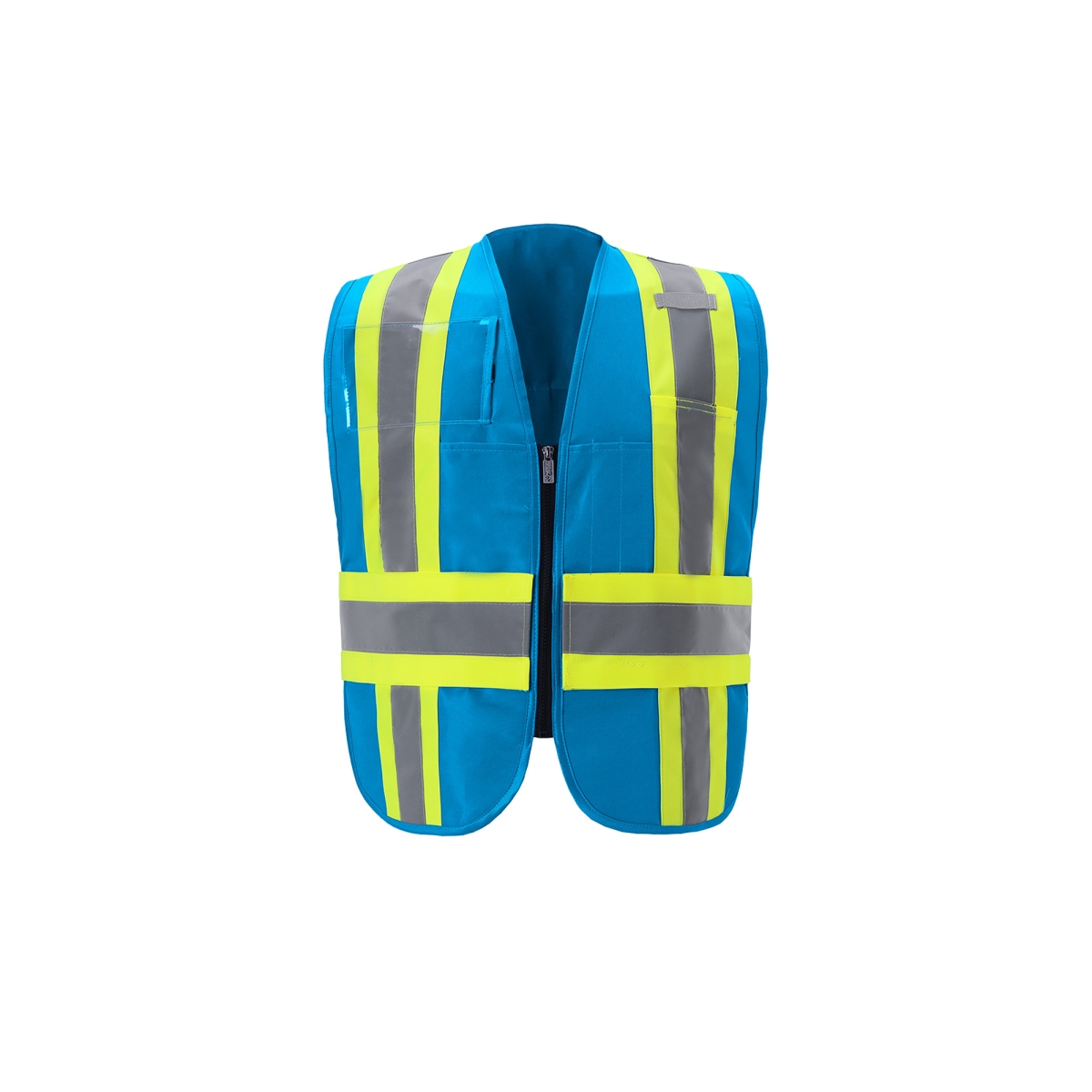 IC110BL RG Contrast Incident Command Vest, Blue - Regular