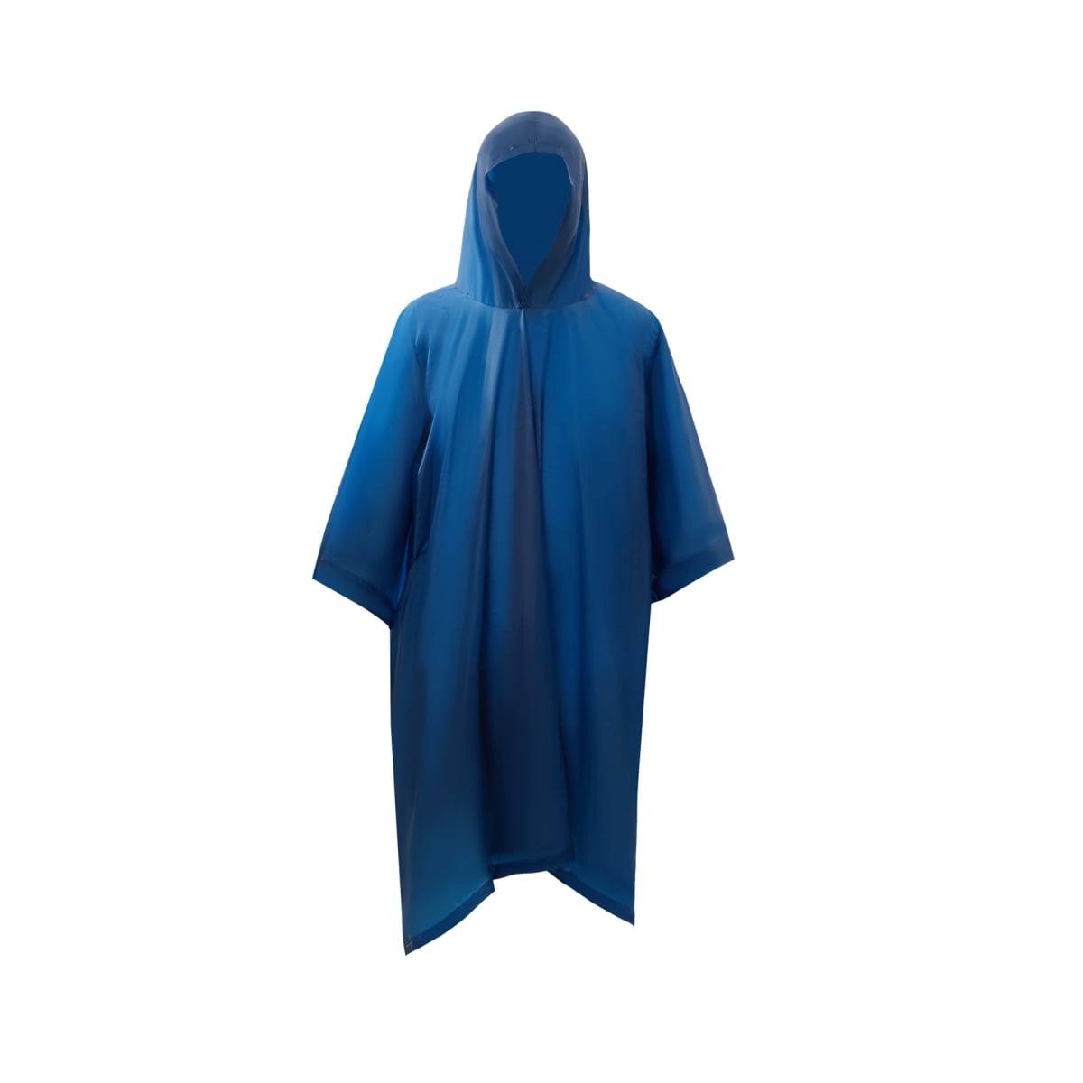 50 x 80 in. Heat-Sealed Vinyl Poncho, Navy Blue