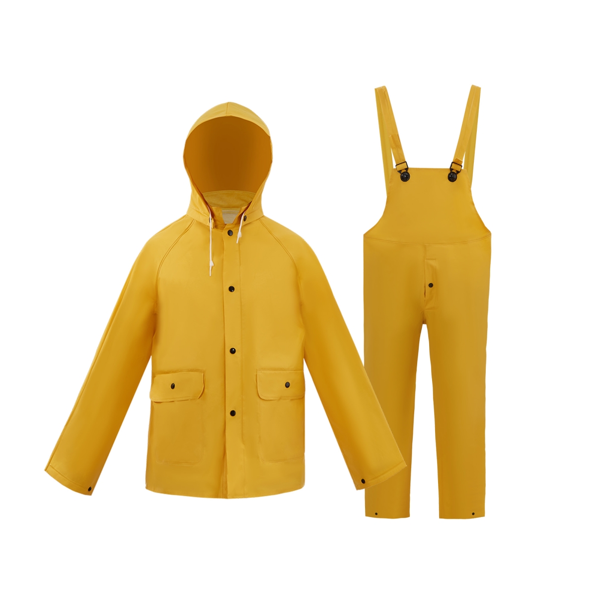 Medium Weight Rain Suit, Yellow - Large