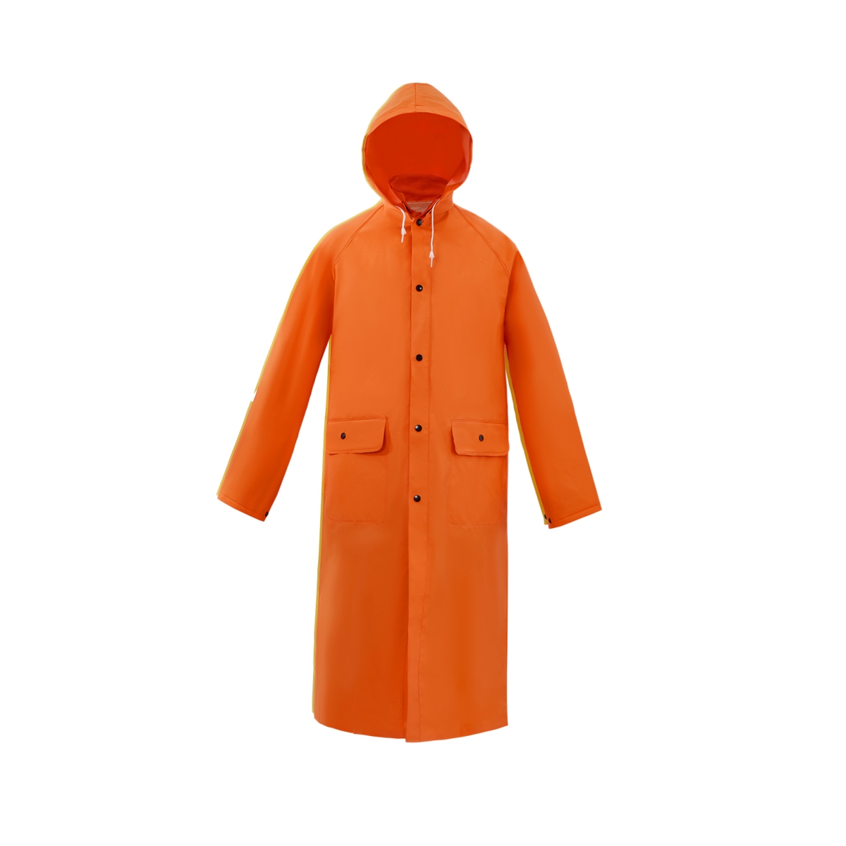 Heavy Weight Rain Coat, Orange - Extra Large