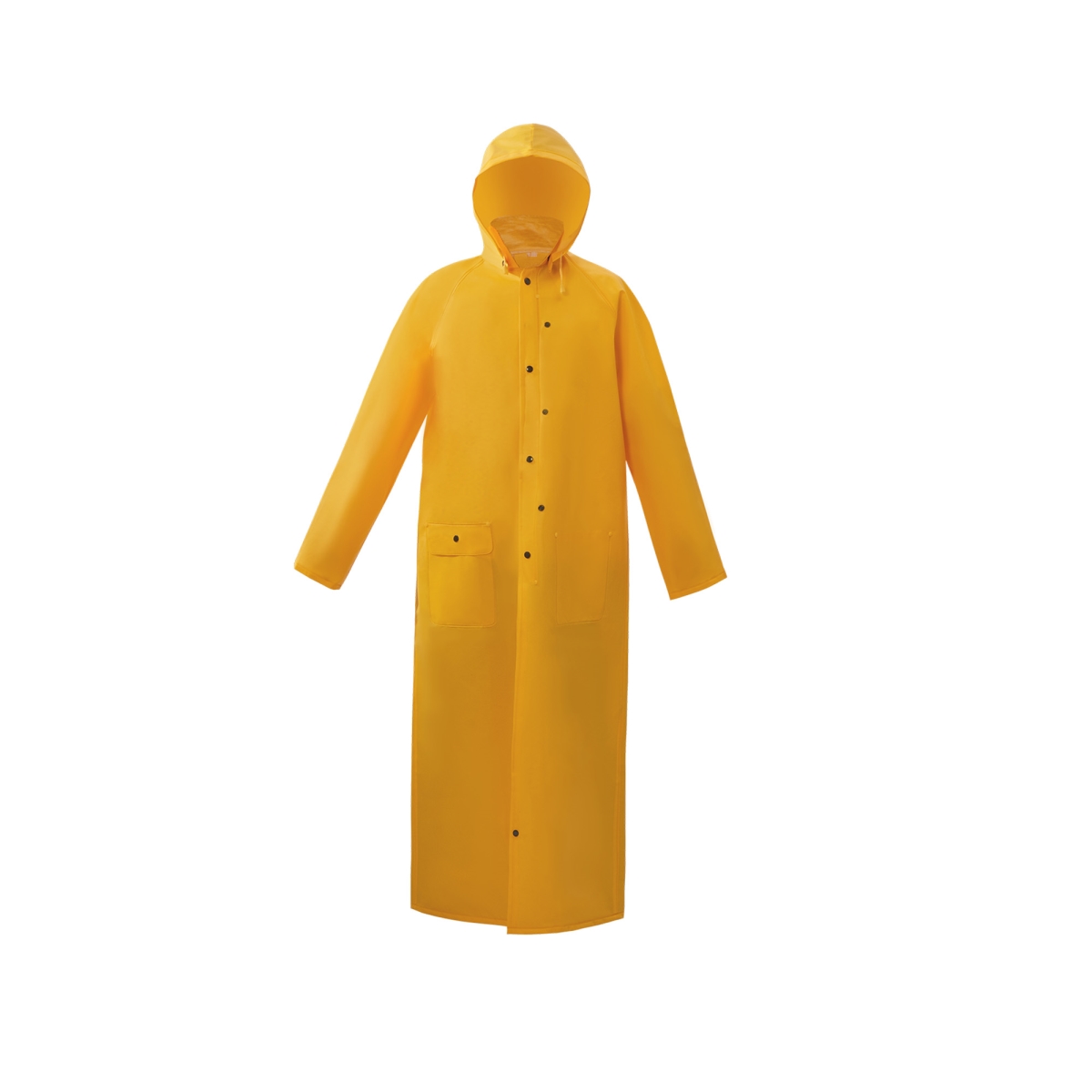 Long Riding Rain Coat, Yellow - Large